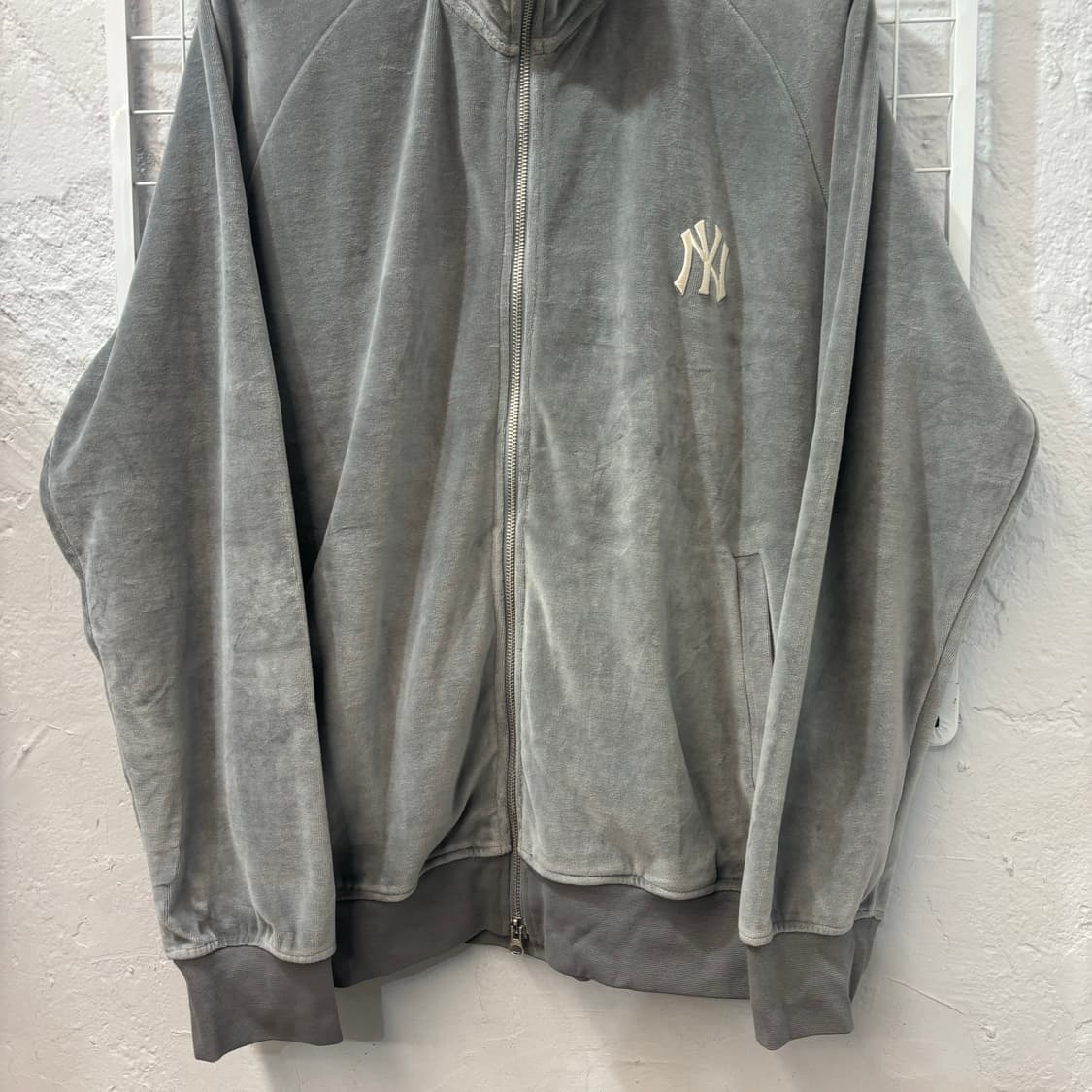 MLB 엠엘비 파스텔 민트 벨뱃 트랙탑 져지 2XL 상품이미지4