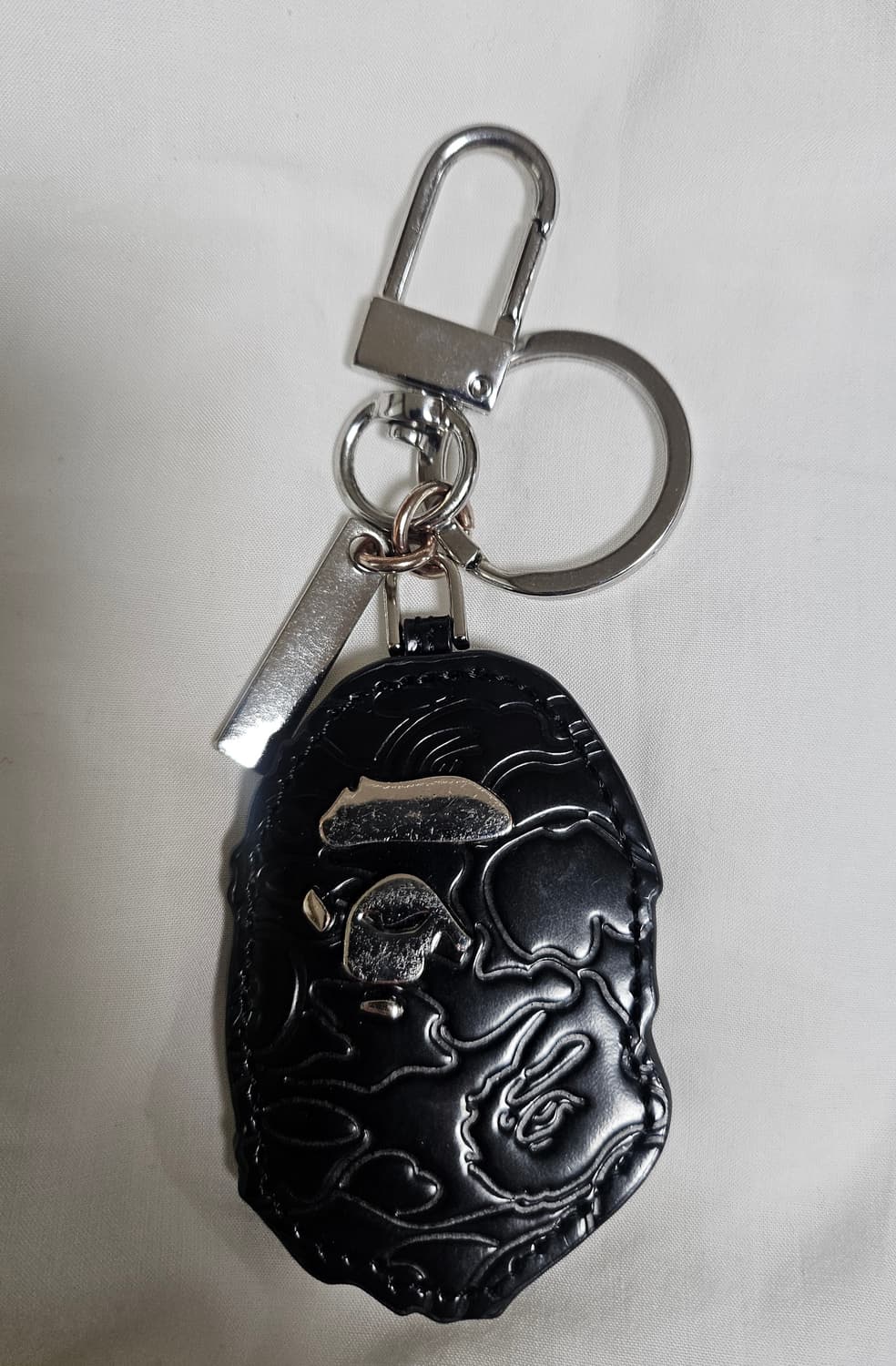 베이프 에이프 헤더 레더 키링 상품이미지3