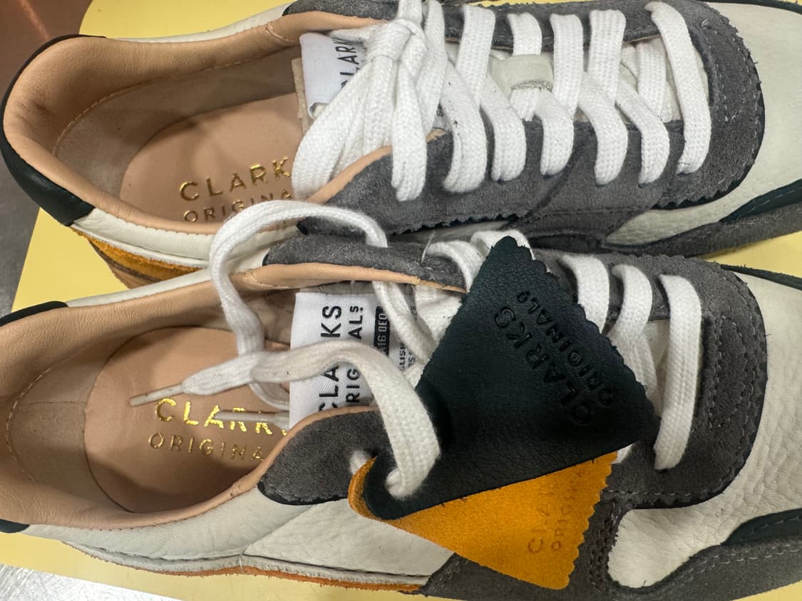 클락스 스니커즈 토런 옐로우그레이 상품이미지4