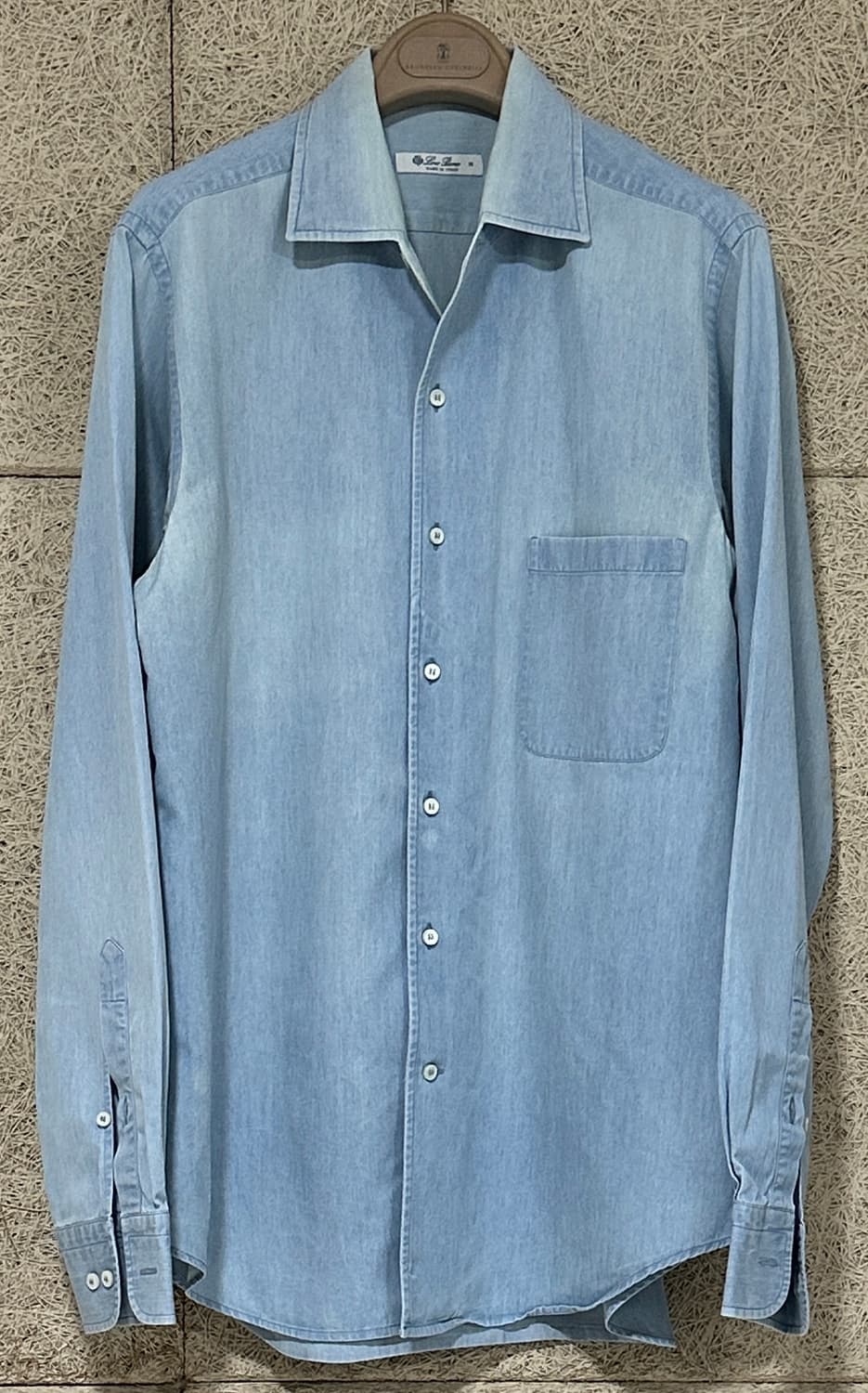 로로피아나 안드레 셔츠 워시아웃 코튼 셔츠 상품이미지2