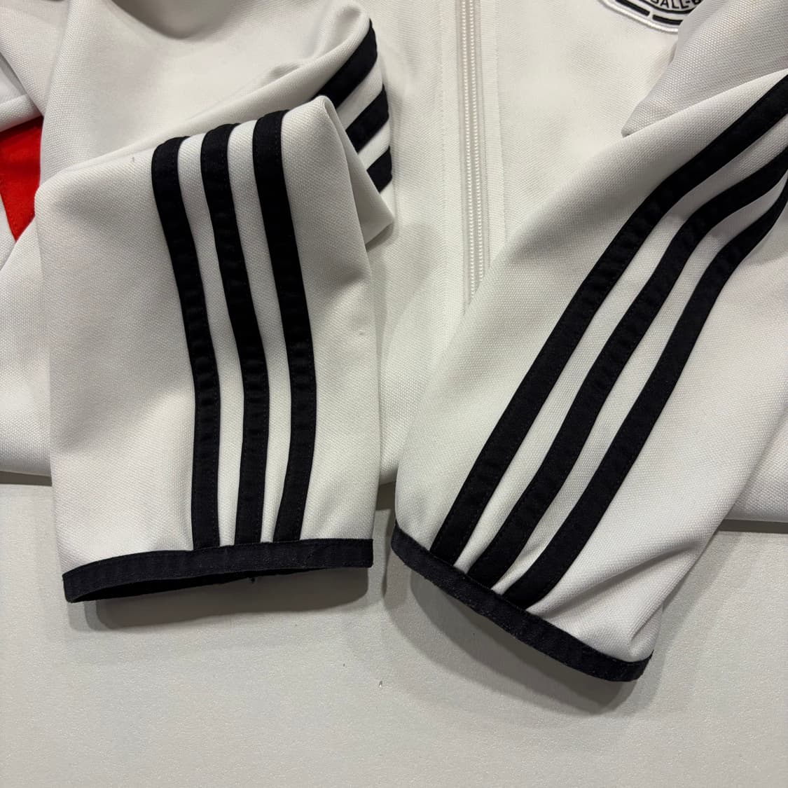 [105] 13-14s 아디다스 독일 축구 트랙탑 져지 화이트 B756 상품이미지7