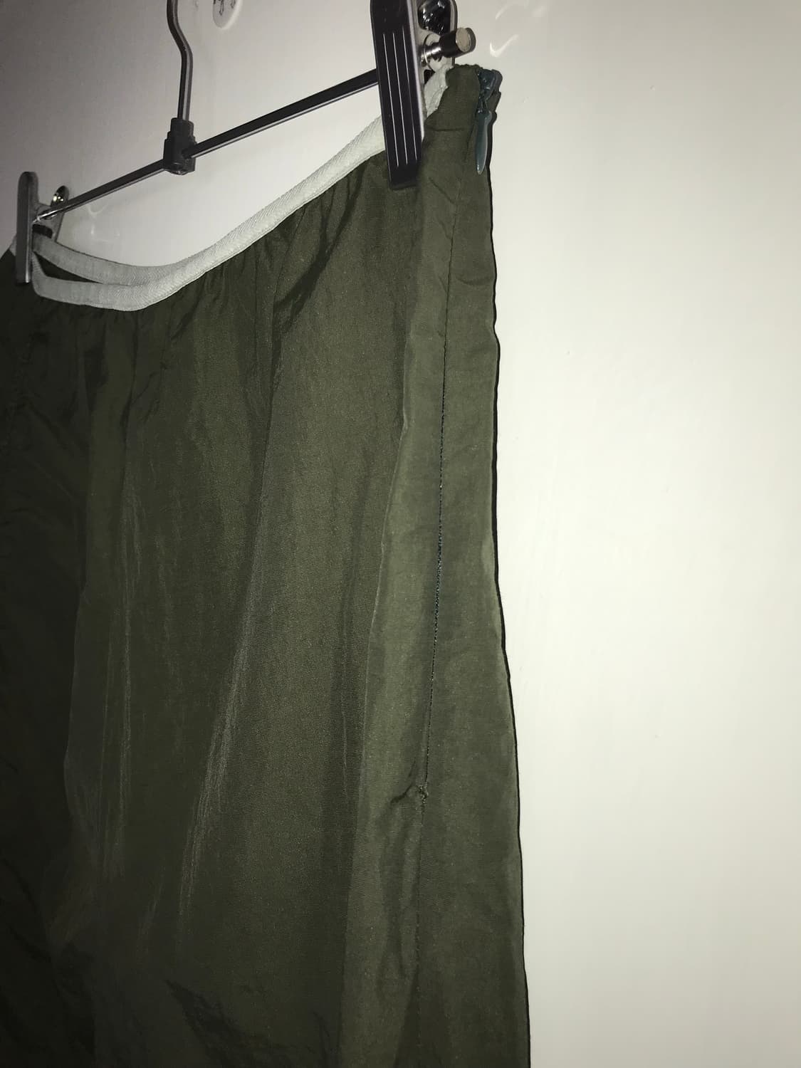LAYER ON AFTERNOON Olive Nylon Shirring  상품이미지9
