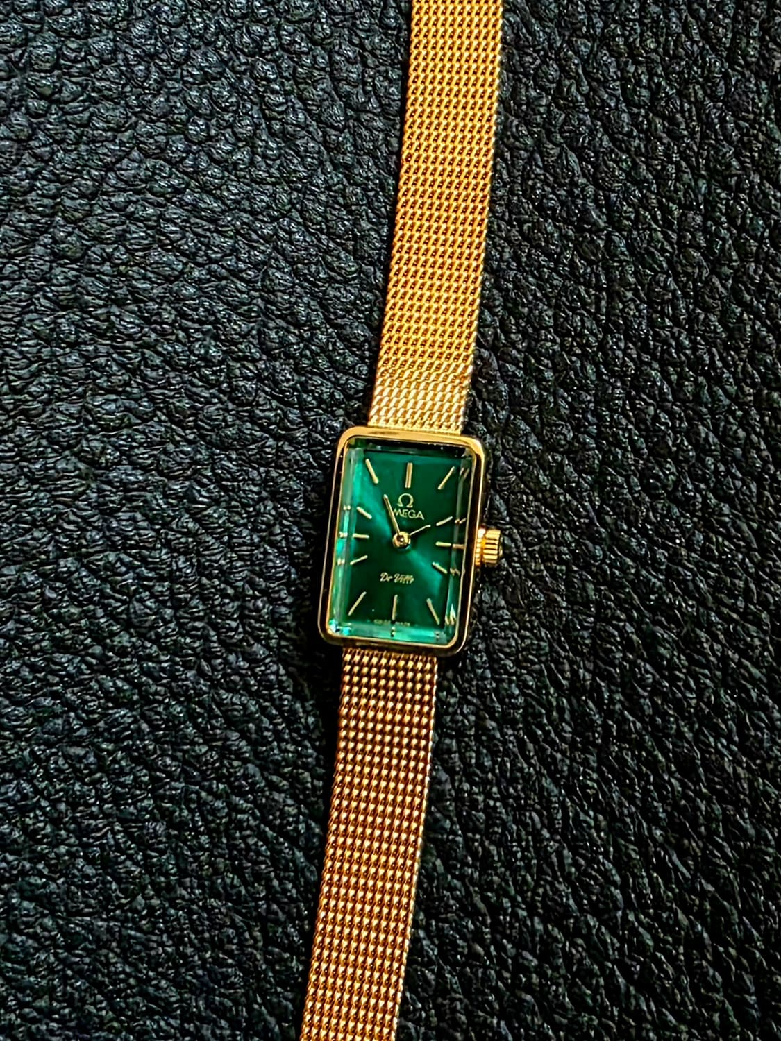 정품오메가 드빌사각 금장 수동시계 상품이미지1