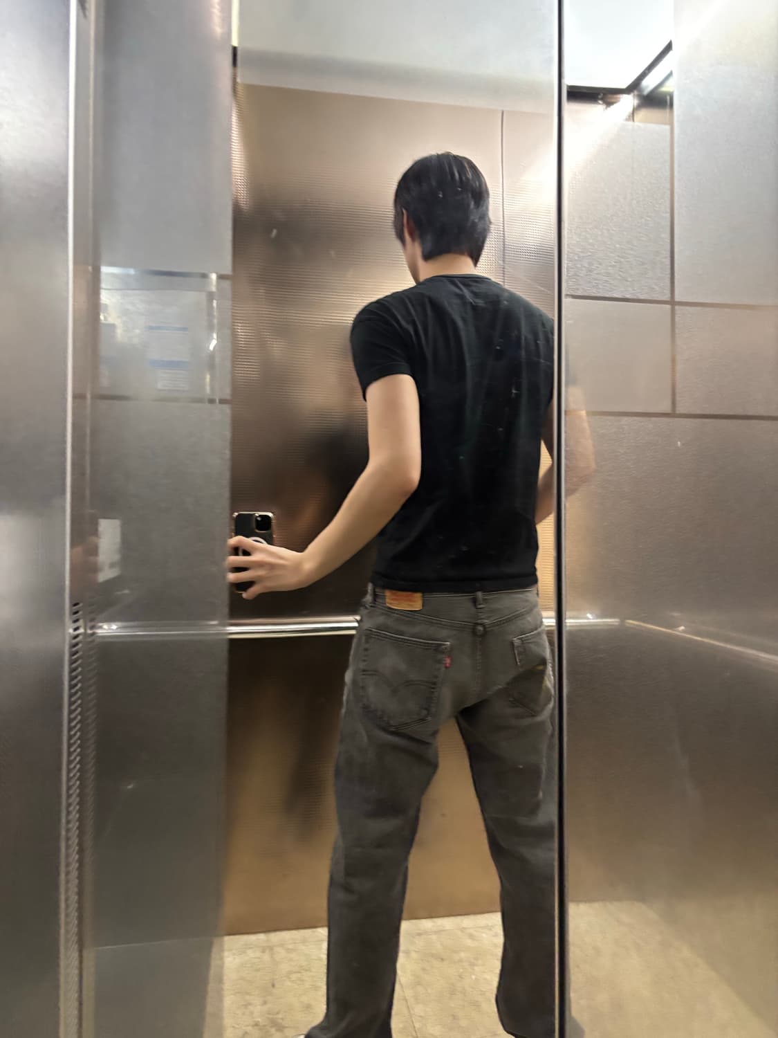 리바이스 505 레귤러 스트레이트 블랙 상품이미지4