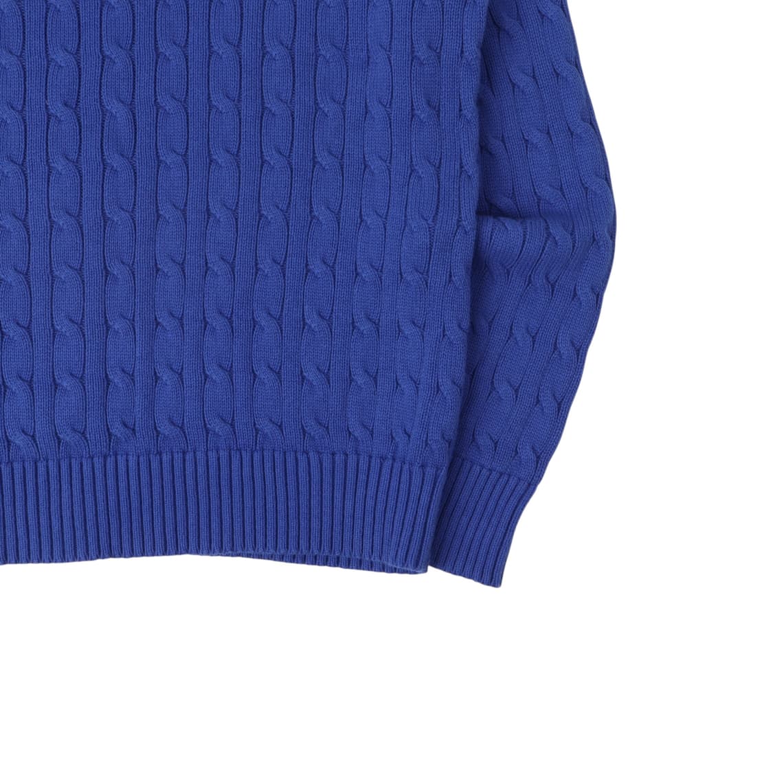 폴로 랄프로렌 블루 코튼 케이블 니트 상품이미지7