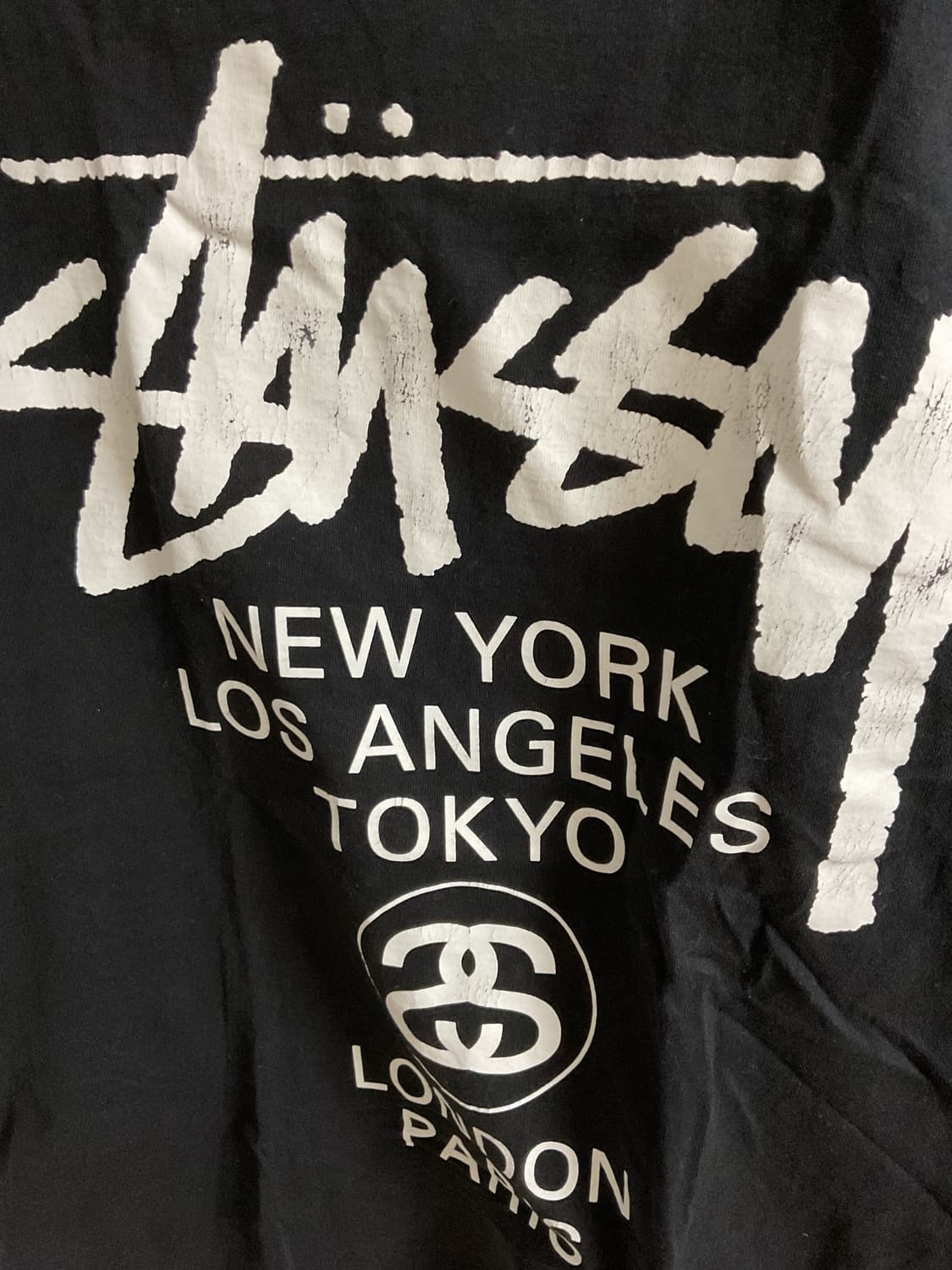 스투시 월드투어 티셔츠 블랙 2023 상품이미지3