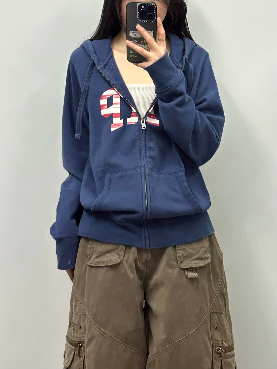 Gap 갭 네이비 후드집업 상품이미지1