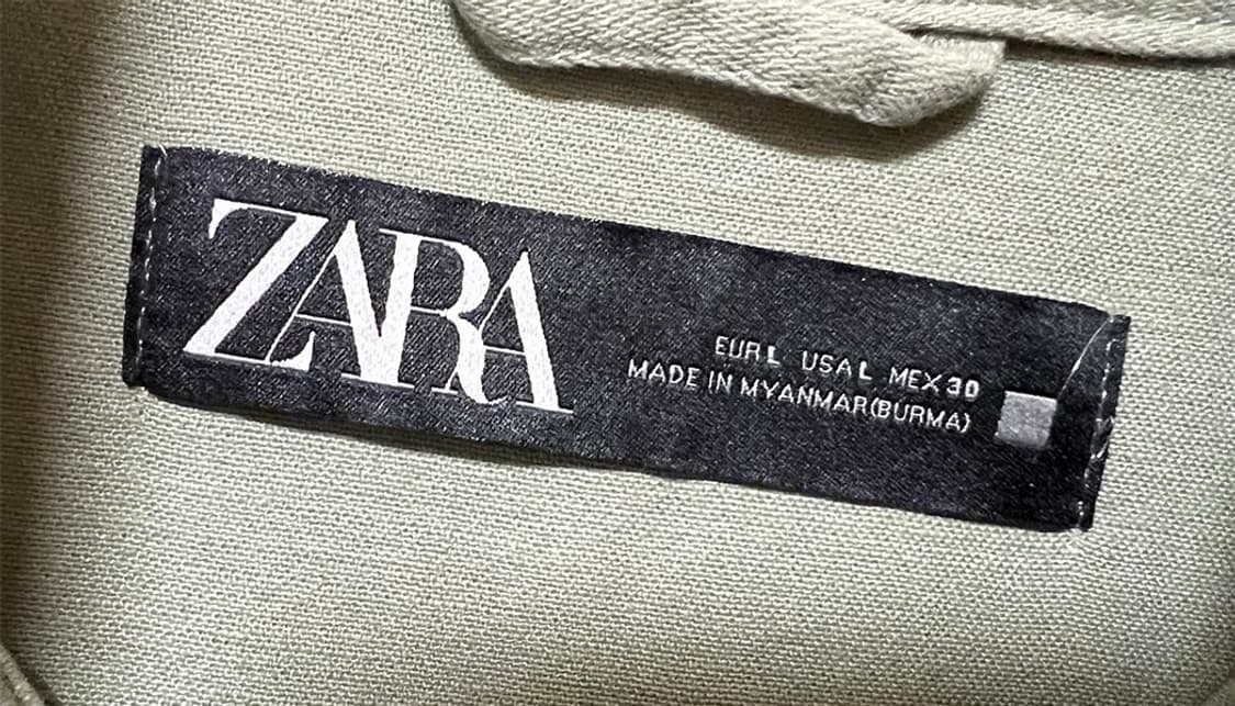 ZARA 자라 남자 캐주얼자켓 춘추 드롭숄더 오버핏 L 100  상품이미지3