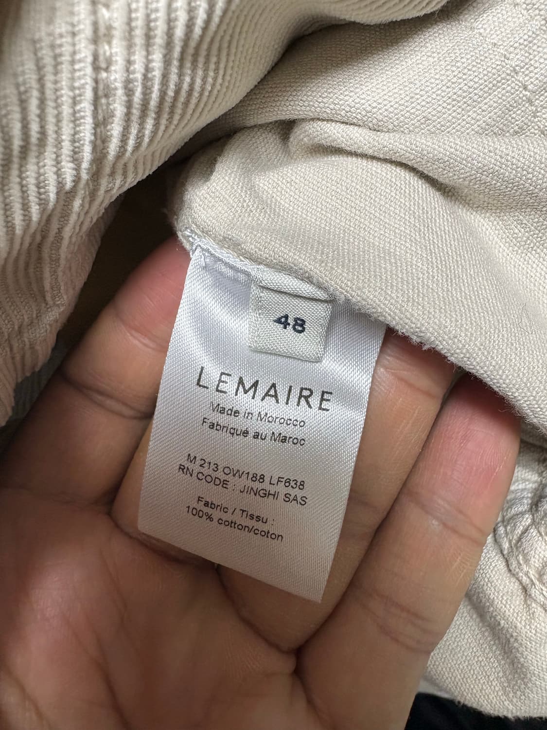 [48] 르메르 코튼 코듀로이 오버셔츠 플라스터 상품이미지9