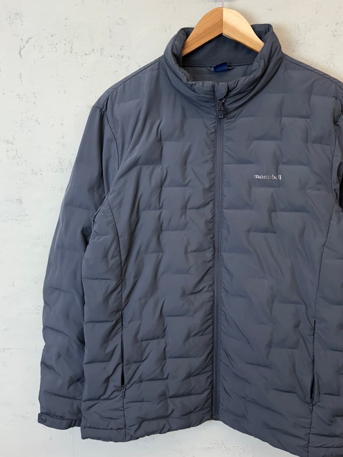몽벨 구스다운 경량패딩 그레이 상품이미지5