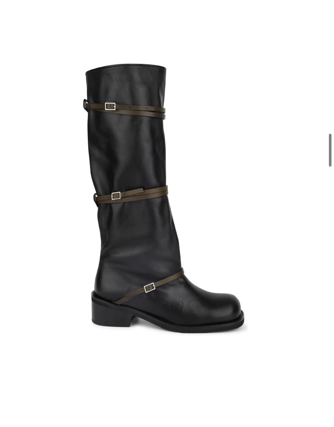 아모멘토 25 f/w belt long boots 상품이미지3