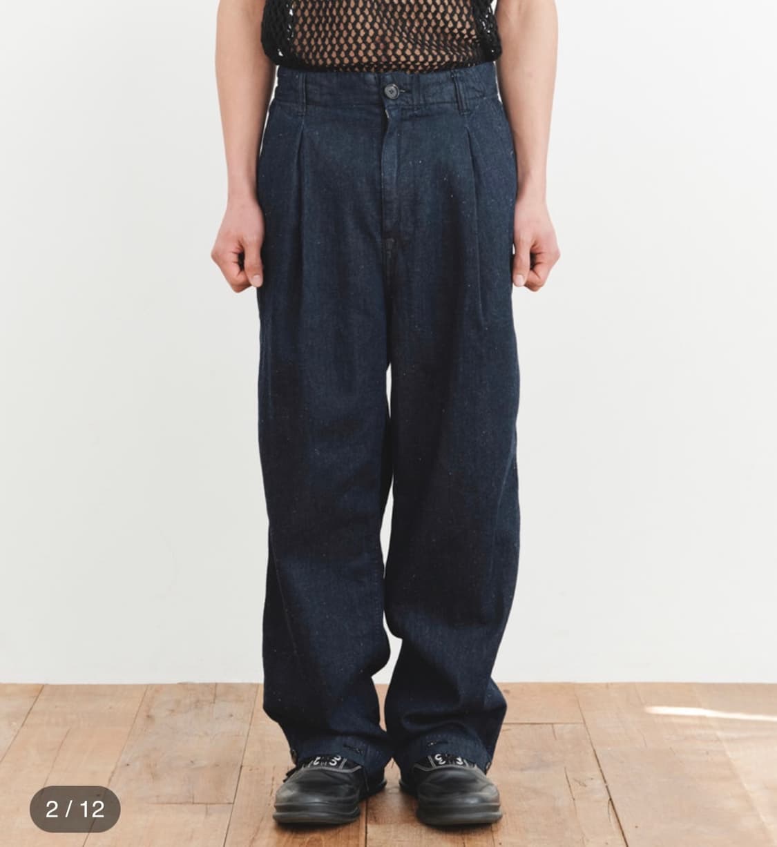 아마이유우츠 데님 와이드 팬츠 (3) 상품이미지1