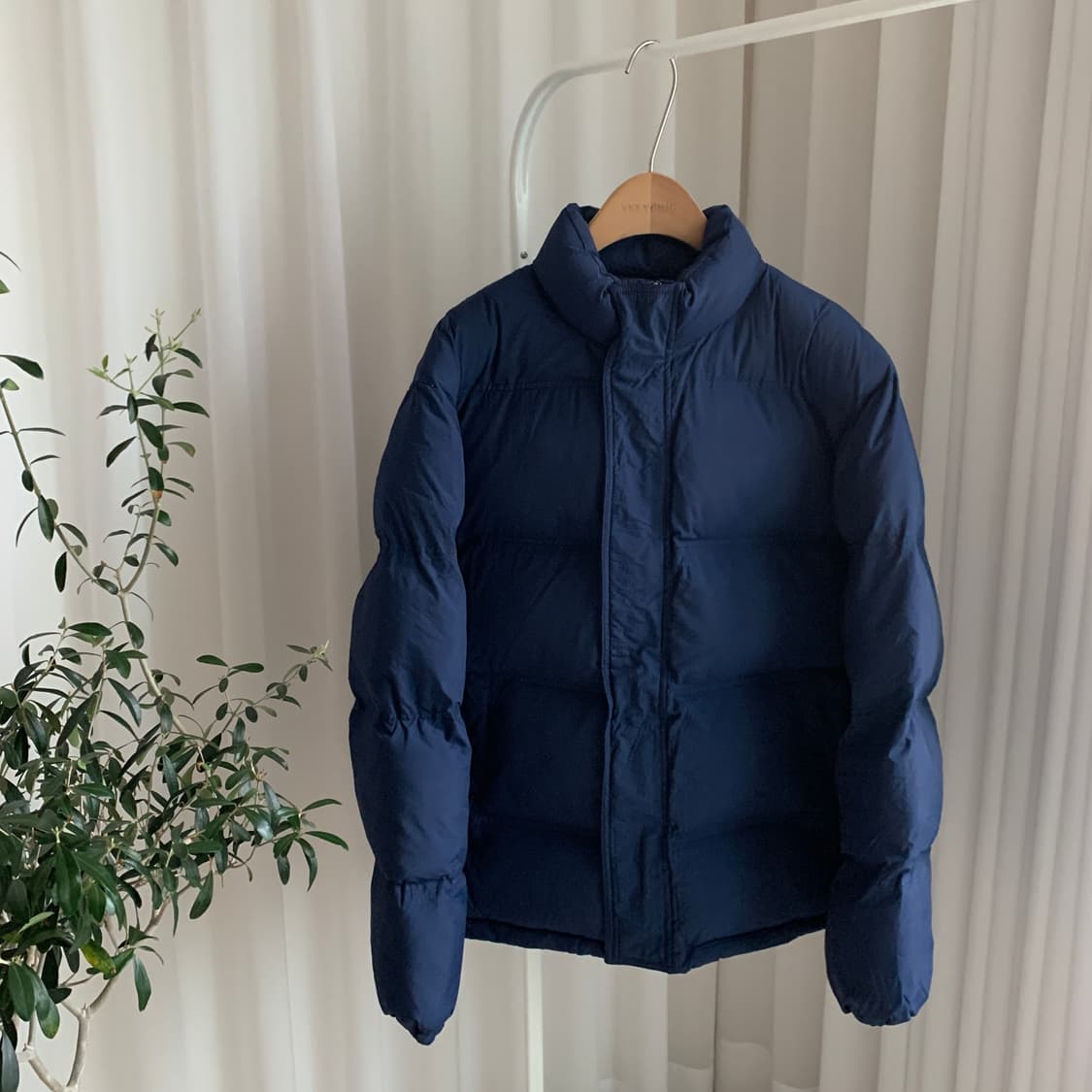 빈티지 웰론 빵빵 남여공용 네이비 패딩 상품이미지9