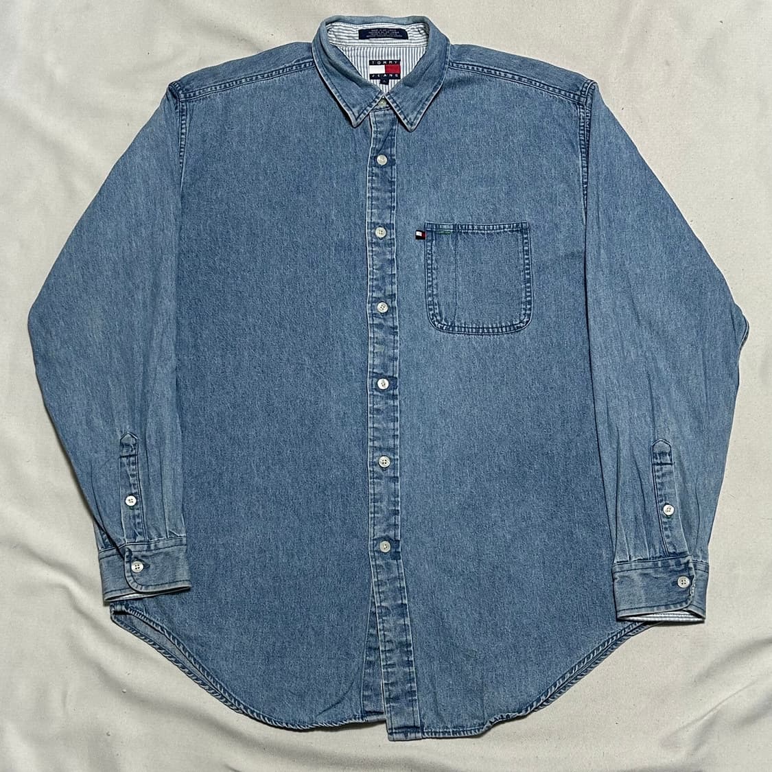 L 타미 진스 데님 셔츠 상품이미지2