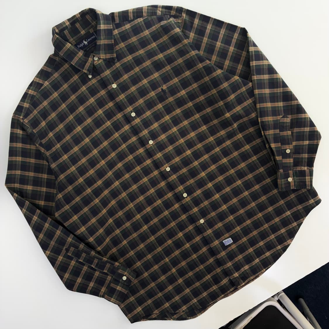 Polo  폴로 랄프로렌 105 자수 코튼 빈티지 체크 셔츠   상품이미지2