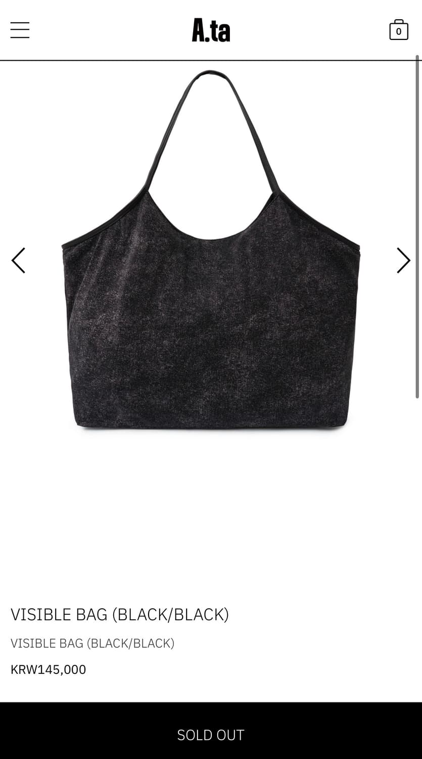 a.ta 에이타 비지블 백 상품이미지1