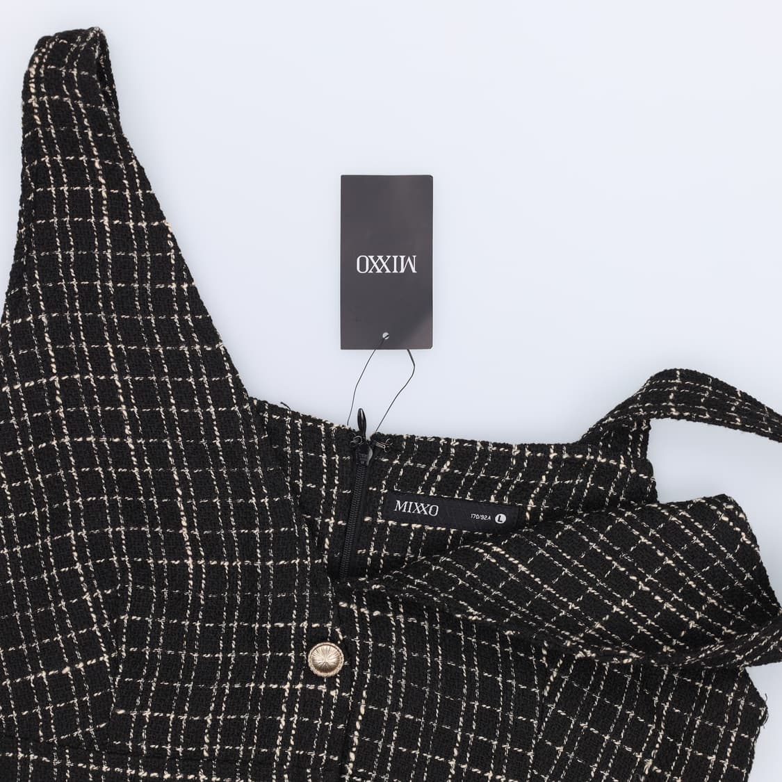 [L] 새상품 미쏘 여성 트위드 뷔스티에 원피스 1231H1 상품이미지3