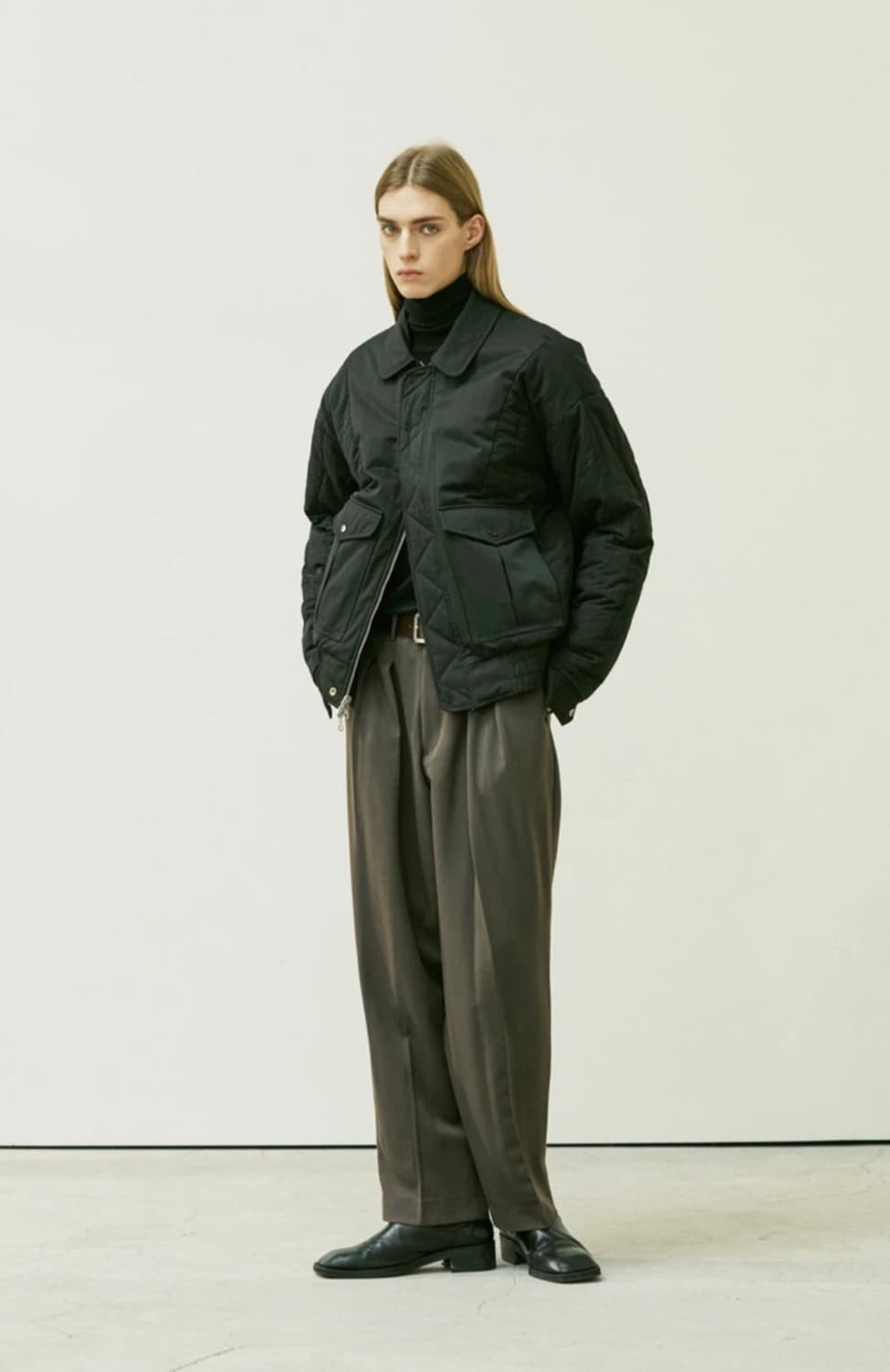 케이엔드 리버서블 봄버 자켓 M 상품이미지3