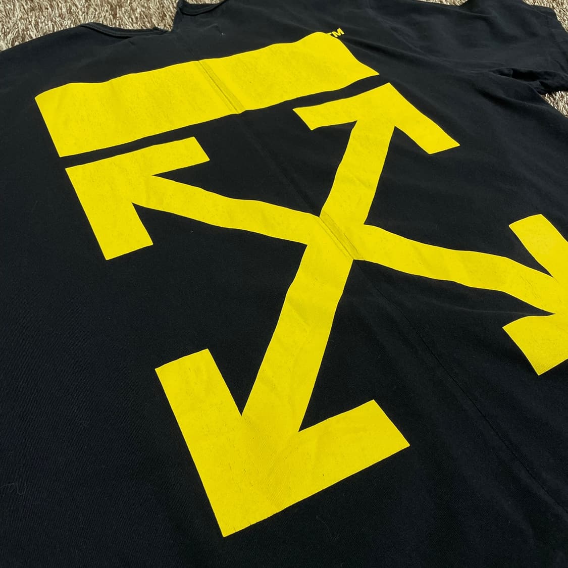 오프화이트 Off-White MOTO SPLICED 반팔 티셔츠 XL 상품이미지8