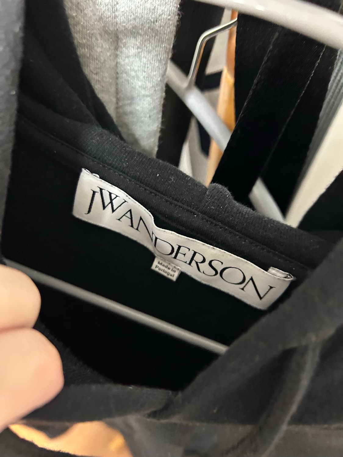 JW Anderson 로고 앰브로이더드 후드 상품이미지3