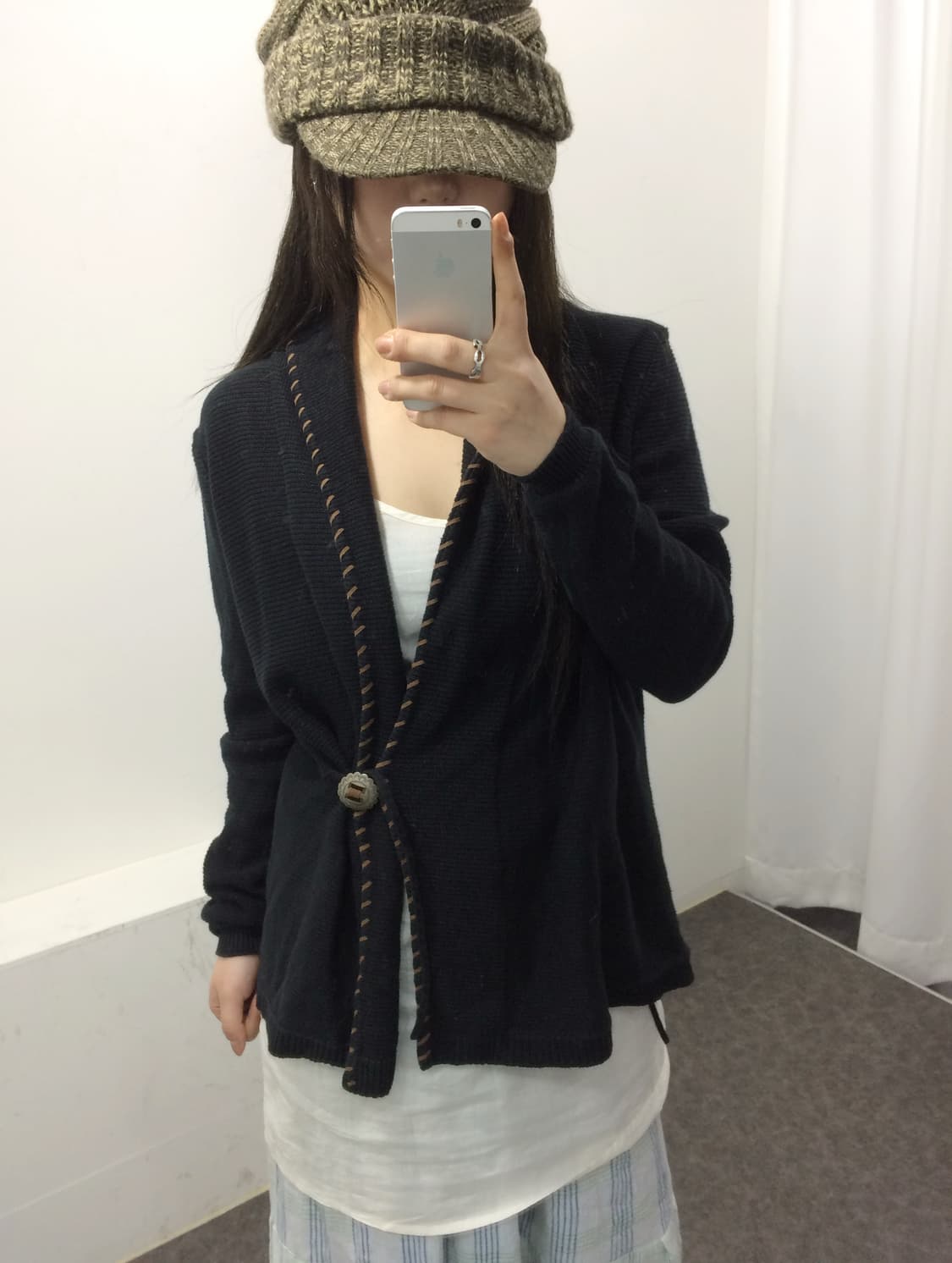 히피 스타일 사선 디테일 모리 세트 상품이미지1