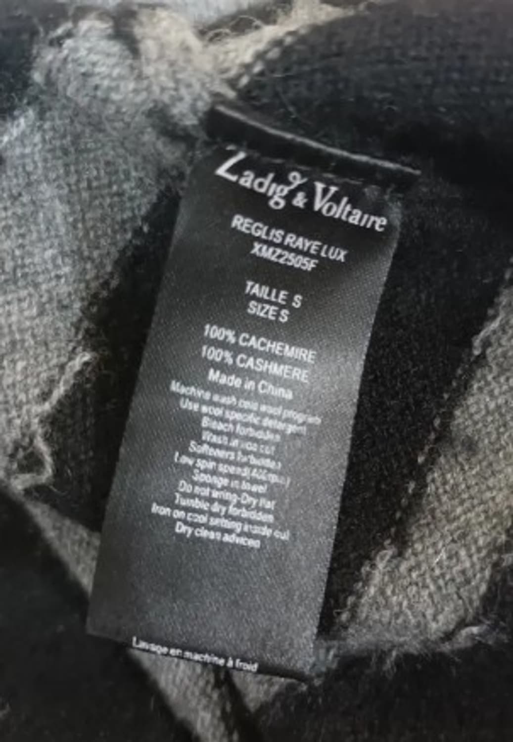 쟈딕앤볼테르 럭스 캐시미어100니트 S 상품이미지5