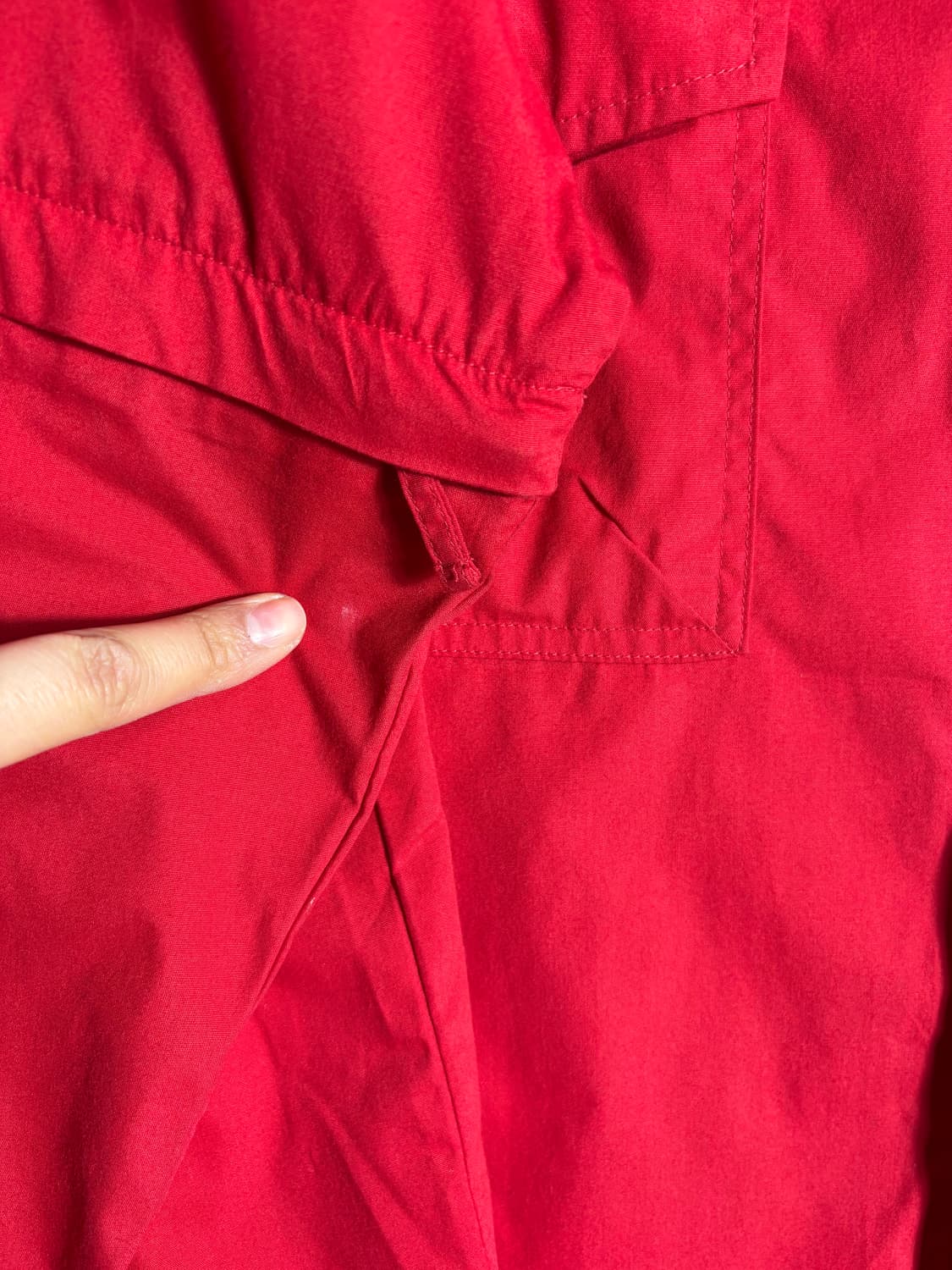 레드 포켓 디테일 셔츠 상품이미지8