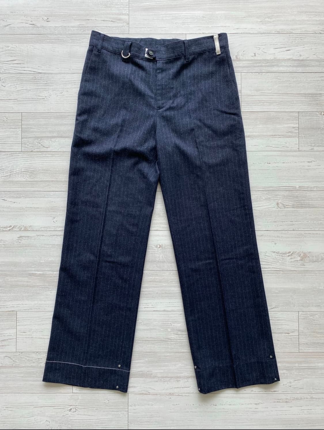 조거쉬 아카이브 네이비 스트라이프 울 트라우저 상품이미지1