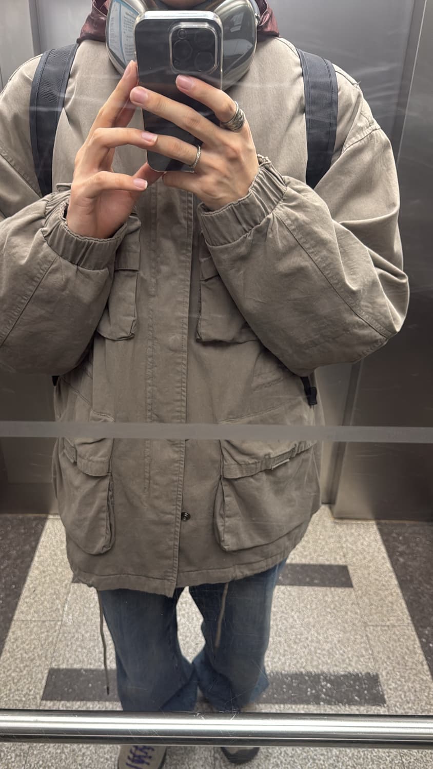 폴리테루 노매뉴얼 필드파카 상품이미지3