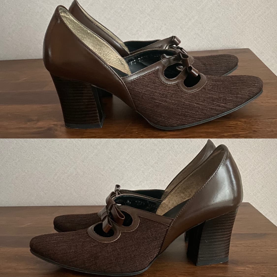 브라운톤 여성 구두 2켤레 일괄(225) 상품이미지7