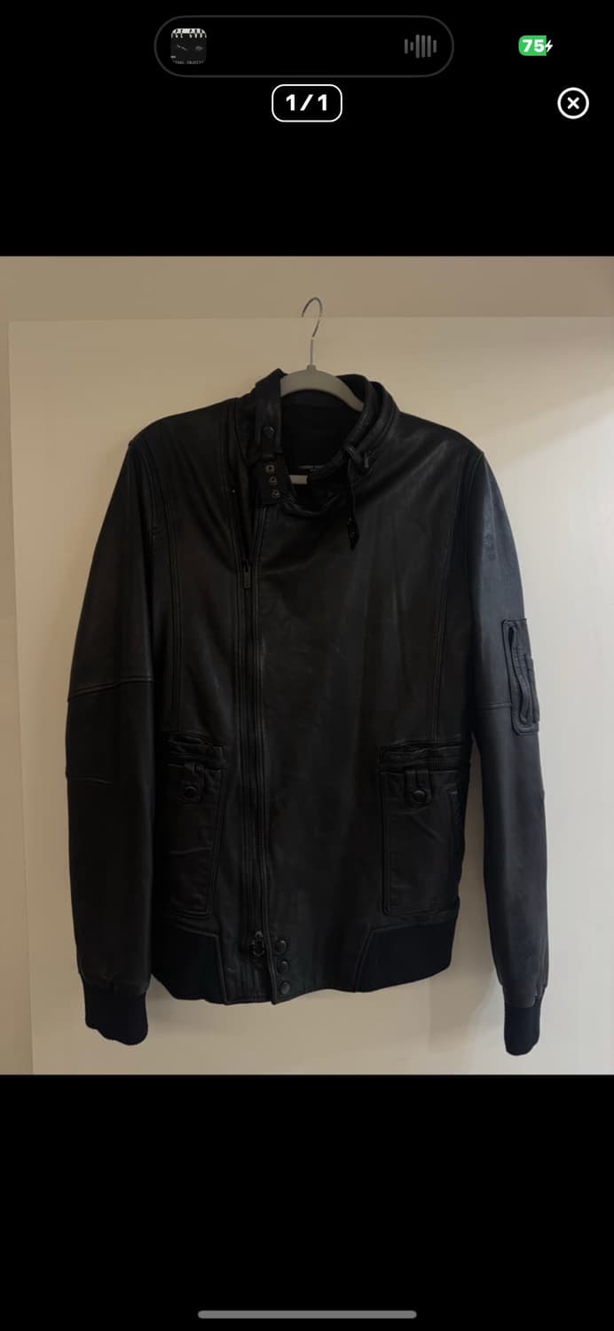 사이드 지퍼 레더자켓 상품이미지2