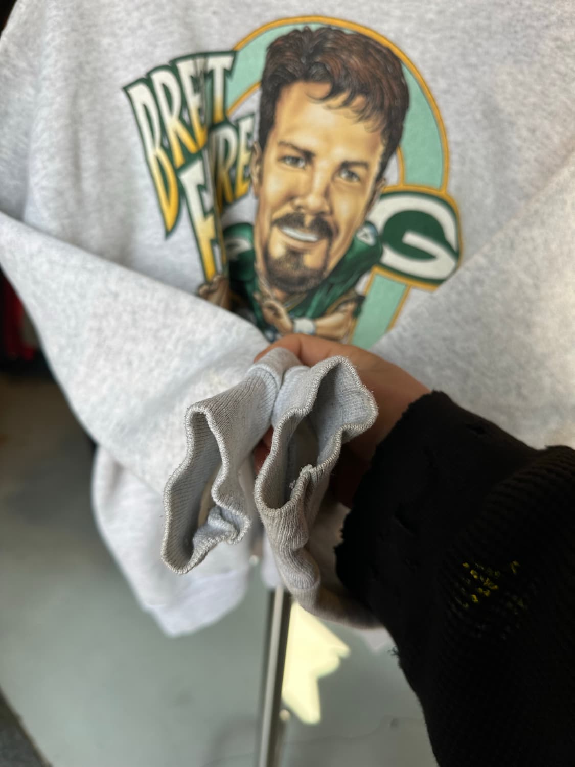 90s 헤인즈 50/50 프린팅 스웻셔츠 made in usa 상품이미지5