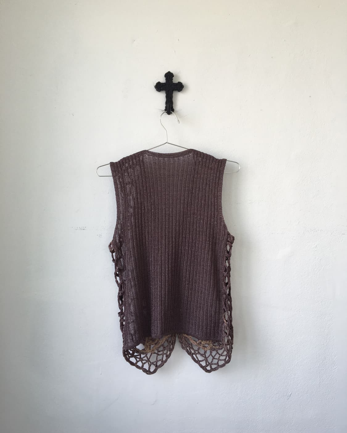 Crochet net vest 상품이미지2