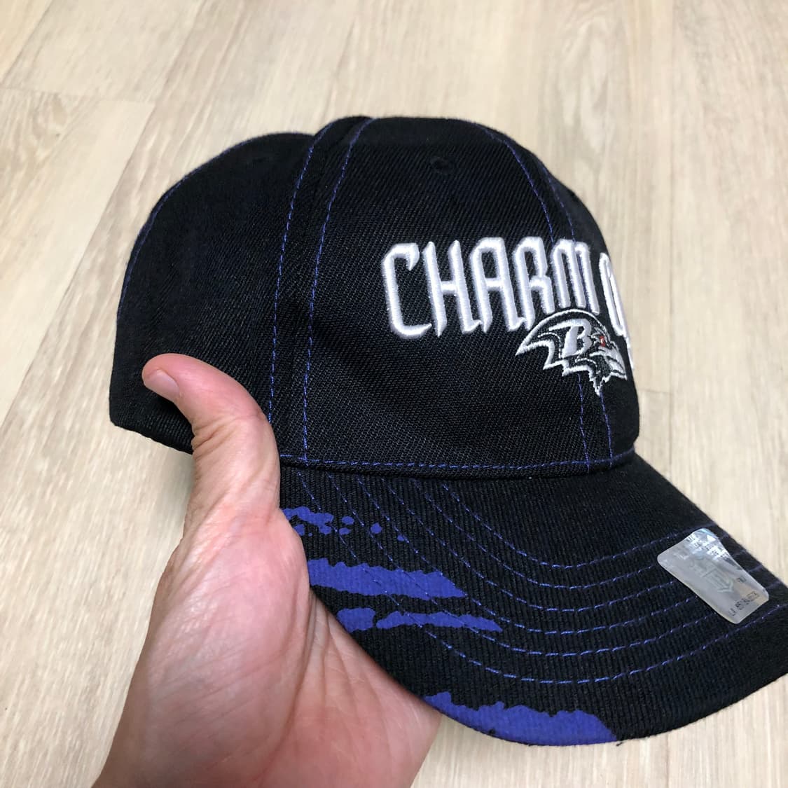 (ONE SIZE) 90's NFL 볼티모어 레이븐스 스냅백 볼캡 대드캡 상품이미지9