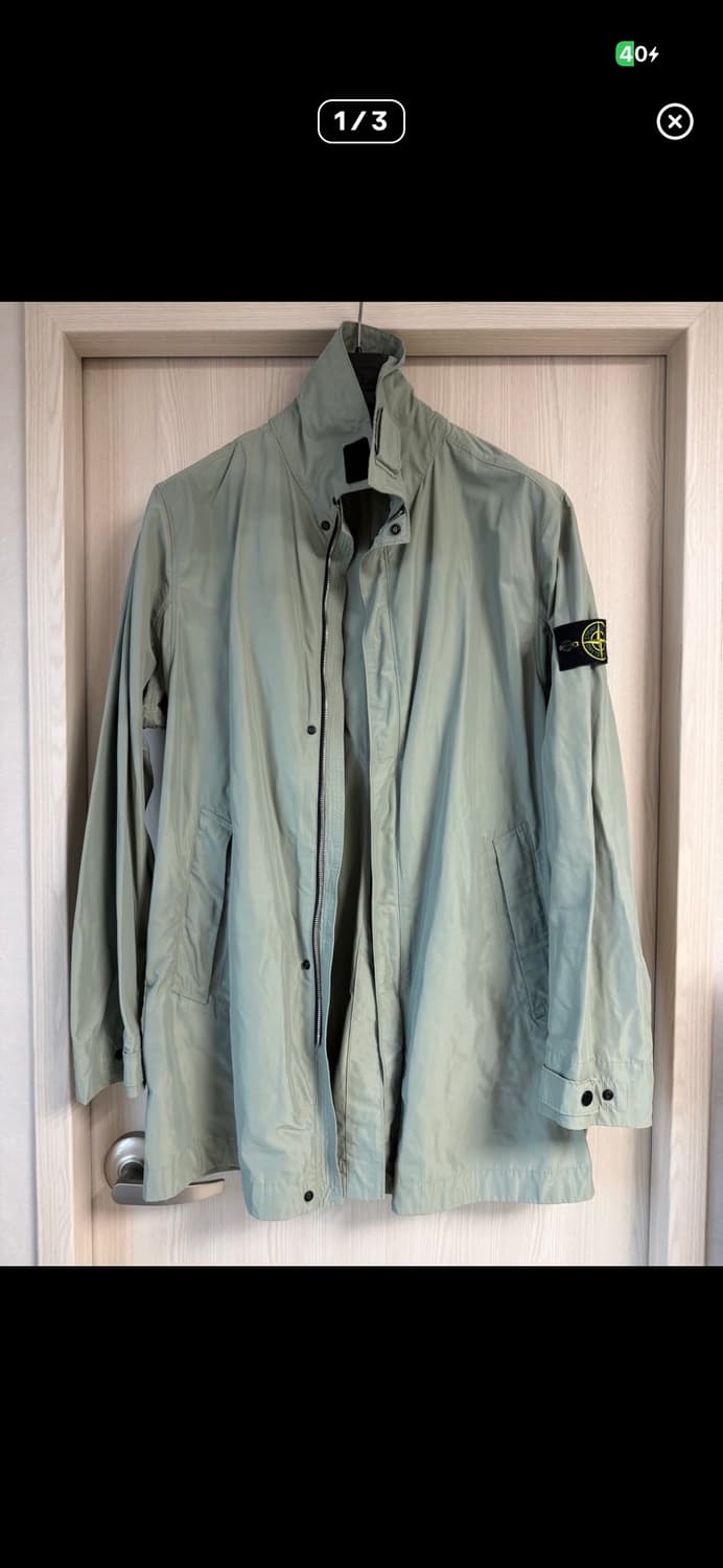 스톤아일랜드 마이크로렙스 반코트 xl 그레이민트 상품이미지4