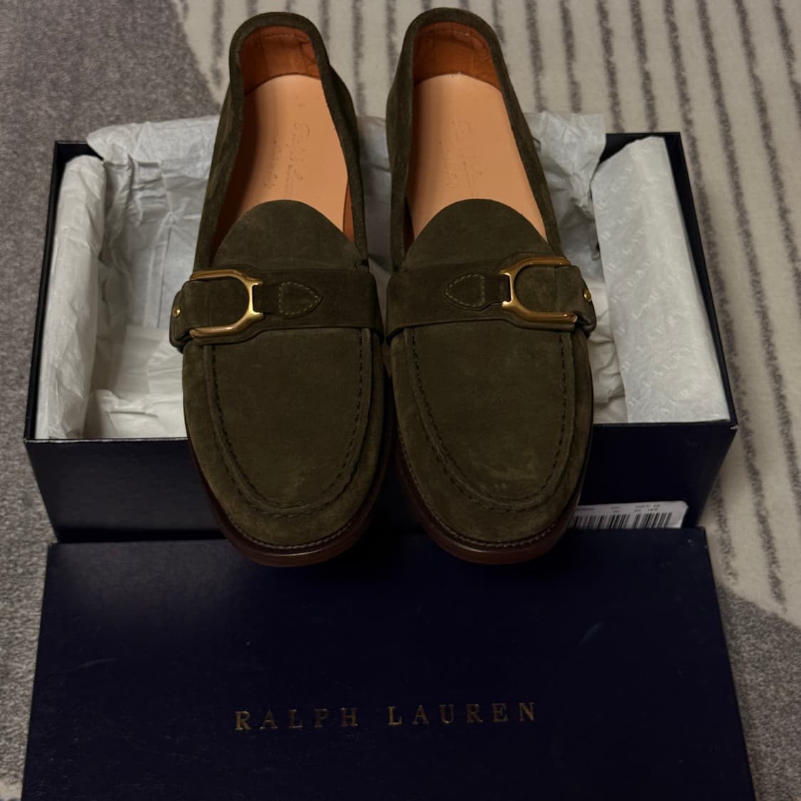 랄프로렌 퍼플라벨 스웨이드 로퍼 상품이미지2