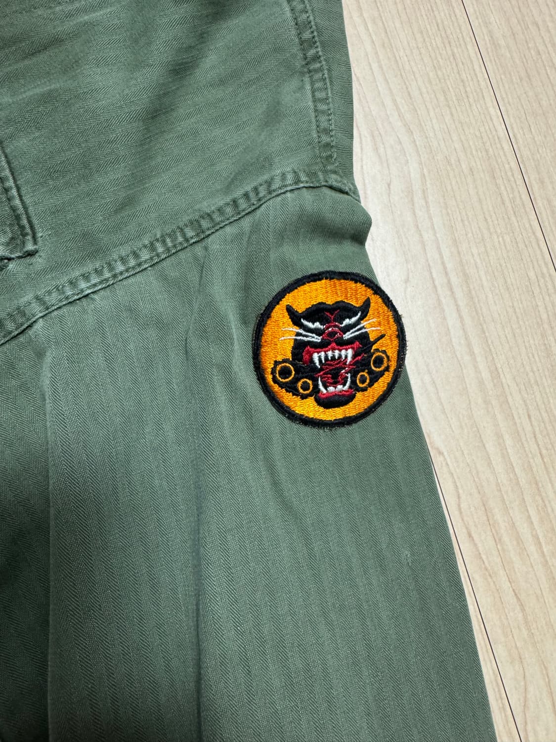 오리지널 미군 M43 hbt 셔츠 자켓 xl 상품이미지2