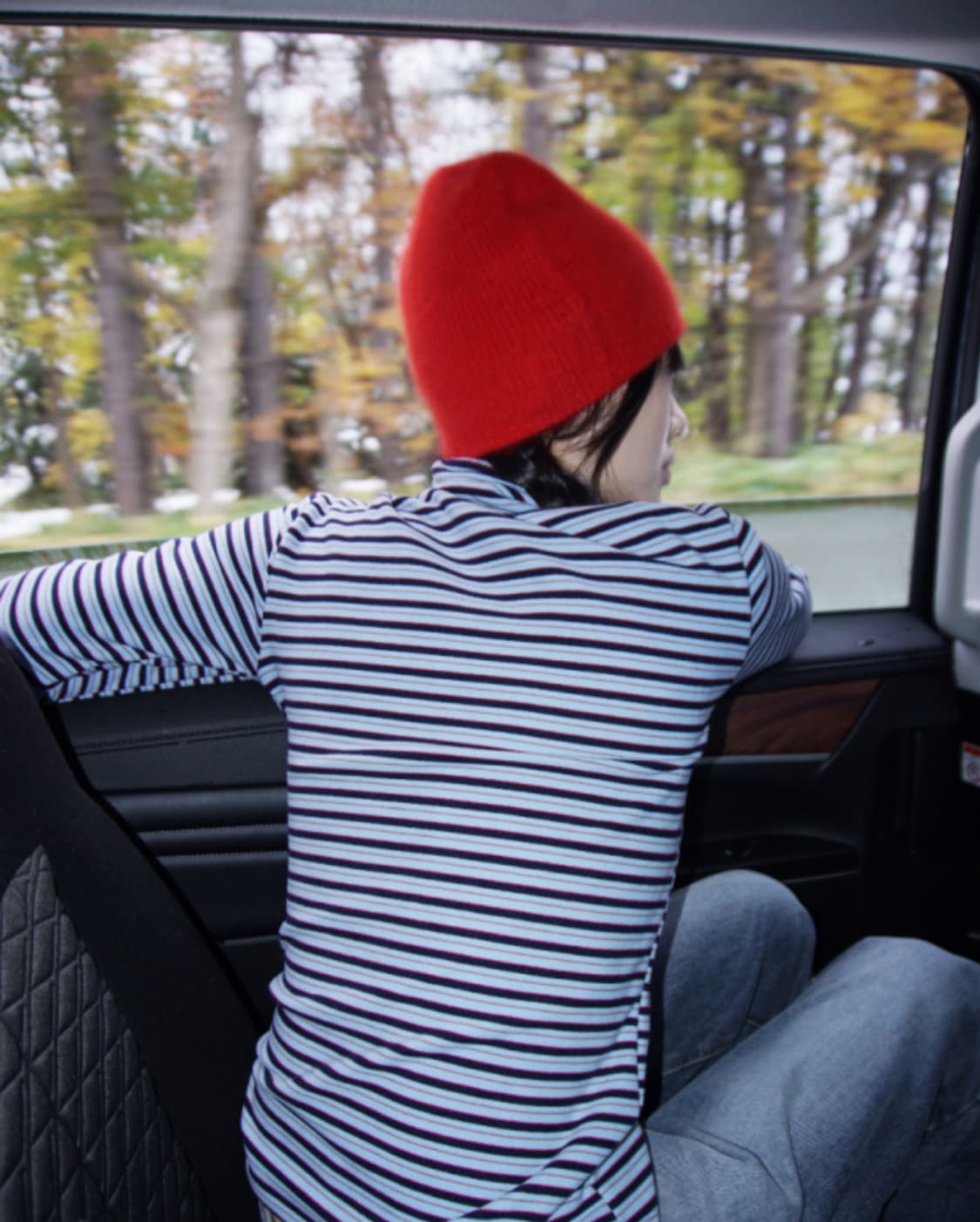 [9.hope] crepe pola T (블루기모) 김아홉 폴라티 상품이미지1