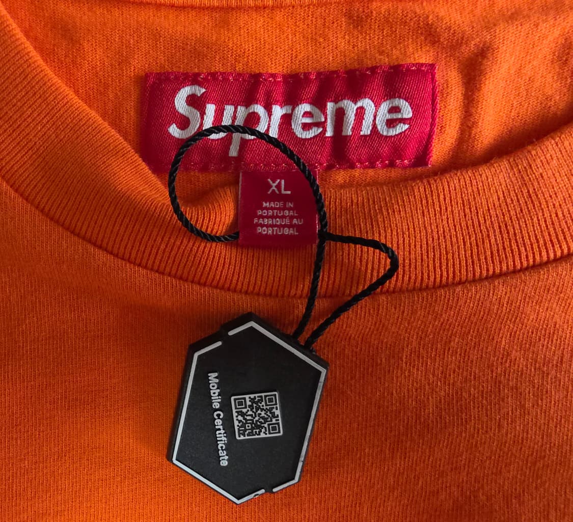 슈프림 24SS 유니버시티 탑 오렌지 새 제품 XL 상품이미지2