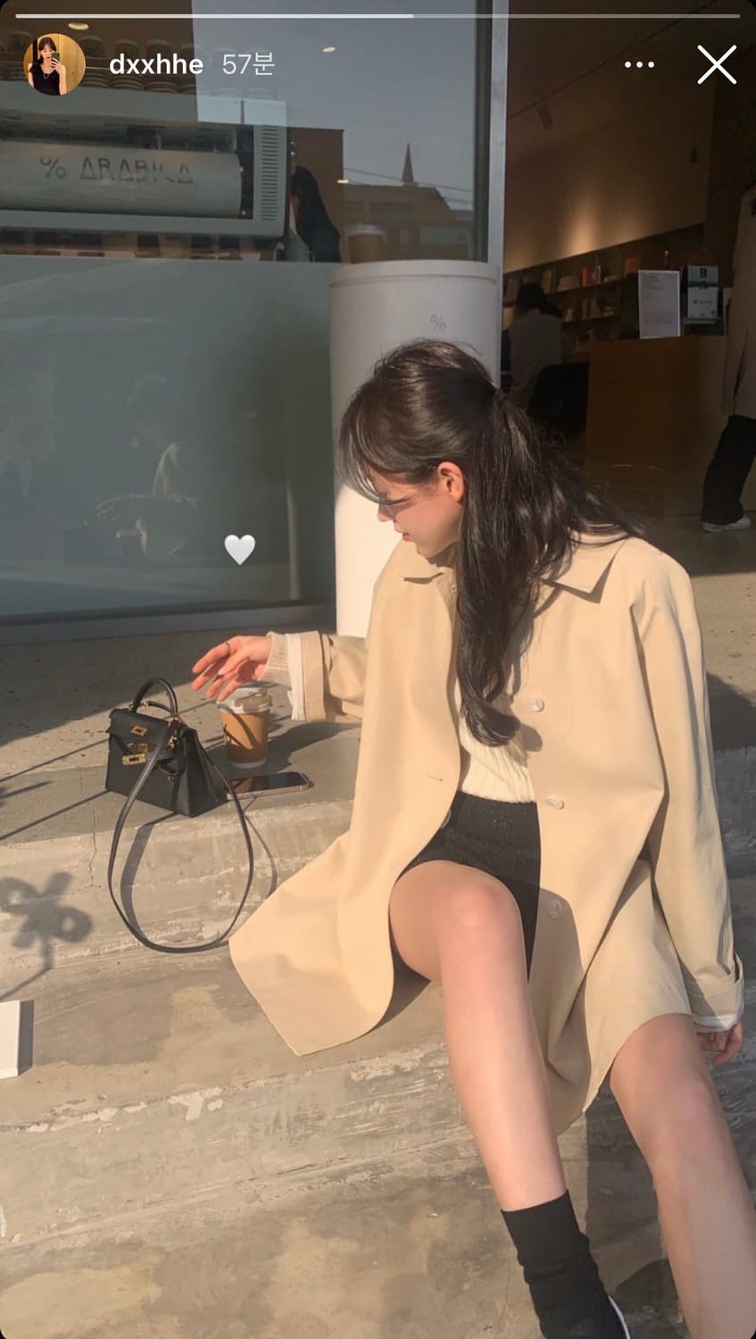 새상품) 르플레인 누아 트렌치코트 상품이미지8