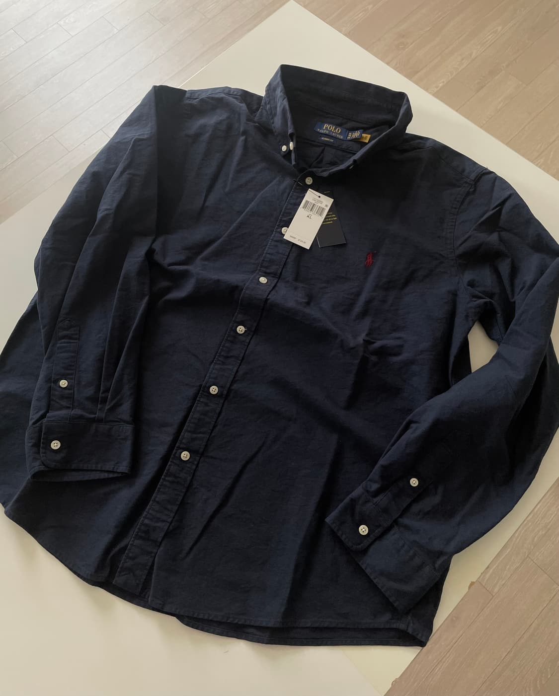 폴로 QR 가먼트다이 옥스포드 셔츠 XL 새상품 상품이미지2