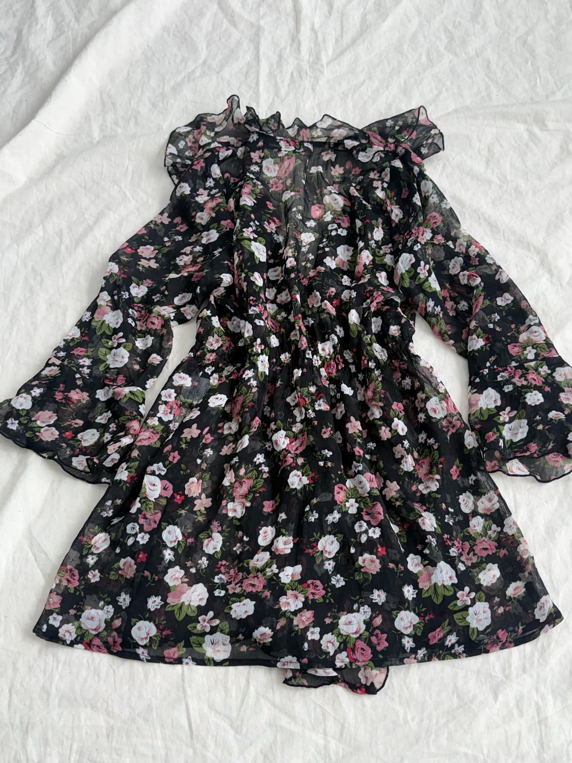 플로랄 페어리 시스루 가디건 상품이미지4