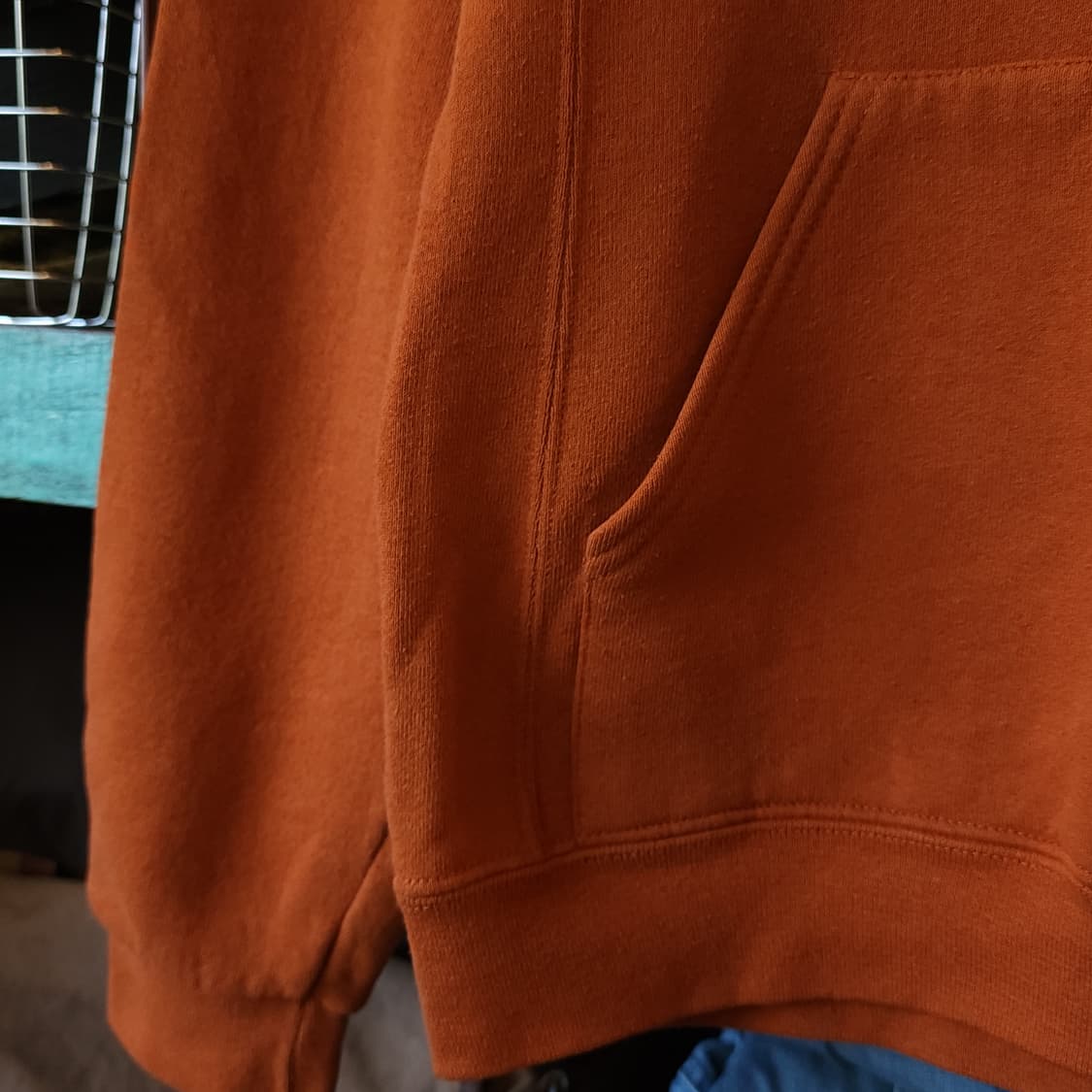 90s 러셀 후드 스웻셔츠 텍사스 빈티지 레터링 S 상품이미지6