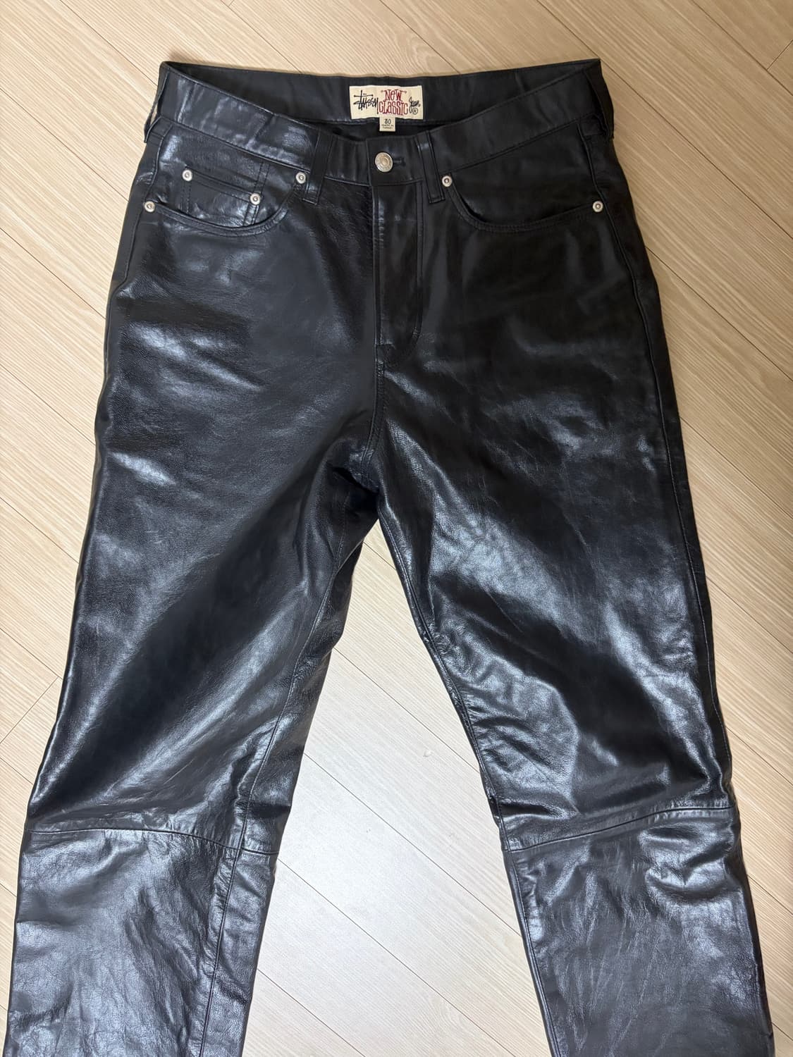 스투시 뉴클래식 레더팬츠 30사이즈 상품이미지2