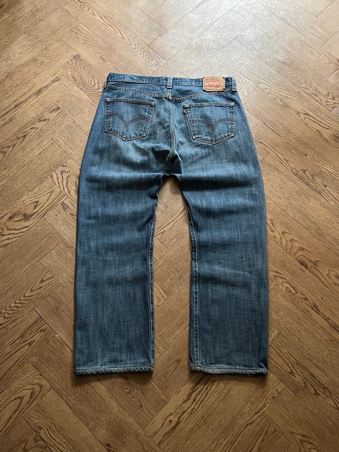 [36]리바이스 501 빈티지 워싱 스트레이트핏 데님 팬츠 상품이미지1