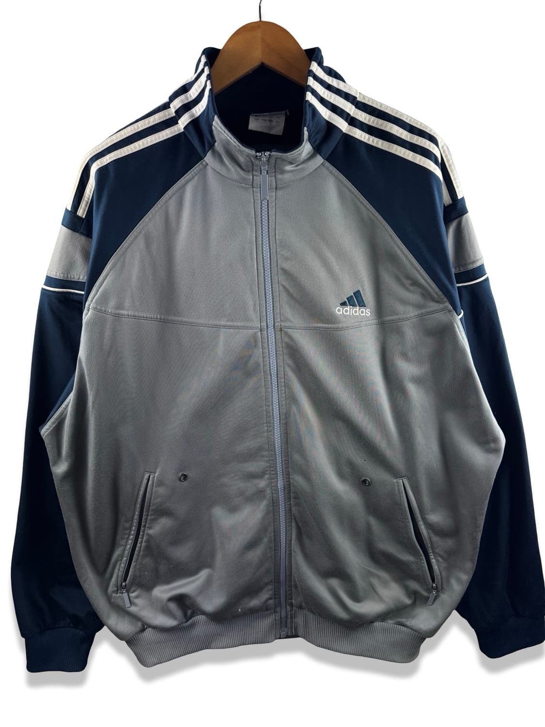 아디다스 네이비 그레이 올드스쿨 트랙탑져지3057 상품이미지1