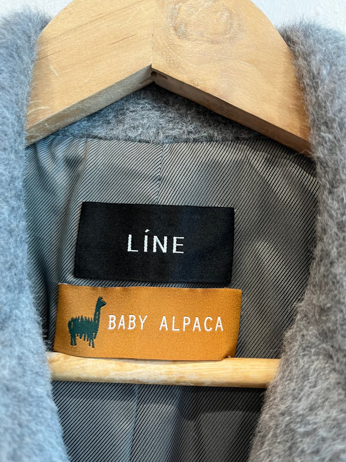 LINE 라인 베이비알파카 울 코트  상품이미지5