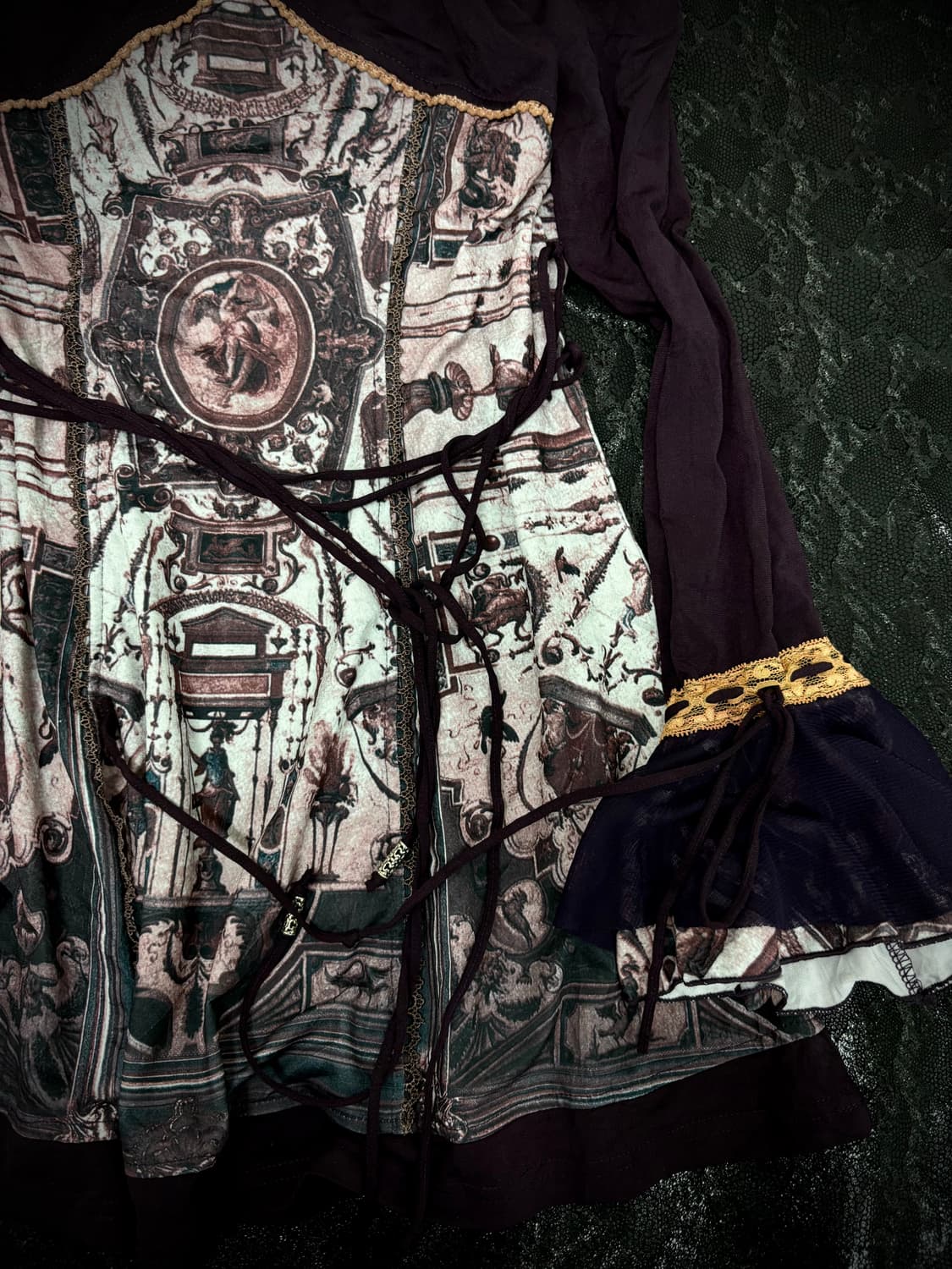 “Ozz On” Rare Full Print Design Purple L 상품이미지7