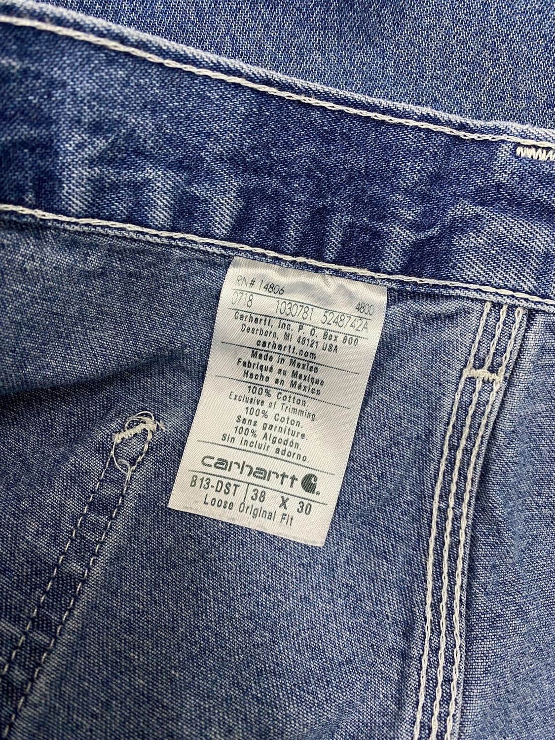 칼하트 데님 카펜더 팬츠 [B13] 상품이미지7