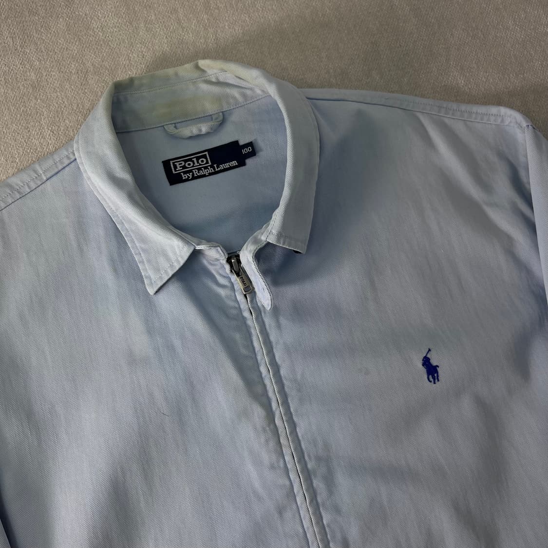 105 폴로랄프로렌 스카이블루 바라쿠타 블루종 자켓 상품이미지2